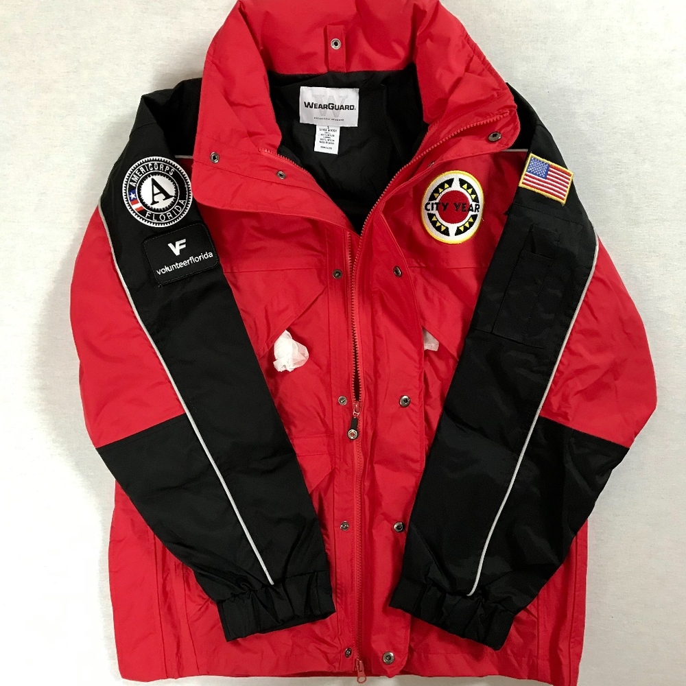 Weargard Winter Jacket/Coat Red/Black Size Mens S